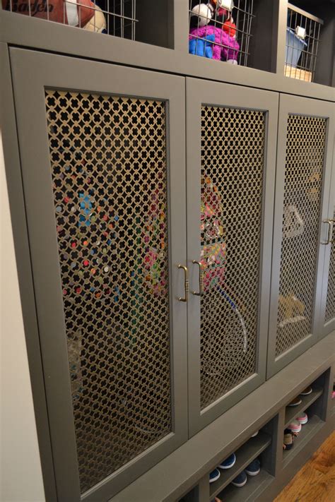 steel mesh storage cabinets|cabinet door decorative metal mesh.